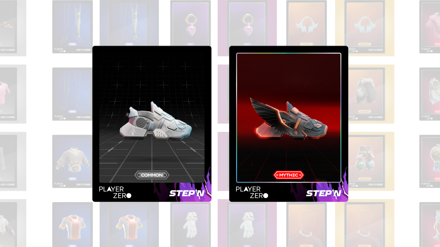 PlayerZero x Stepn collaboration screen
